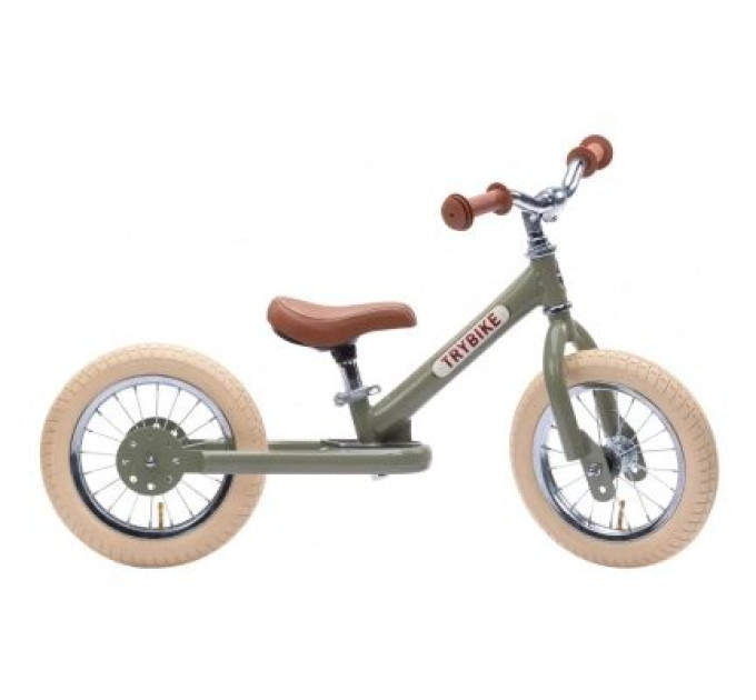 Trybike Біговел Trybike балансуючий оливковий (TBS-2-GRN-VIN)