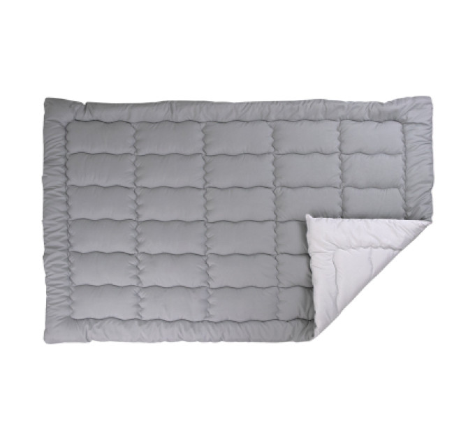 Руно Ковдра Руно зимова силіконова 140 х 205 (321.52_Grey White)