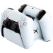 HyperX Зарядний пристрій HyperX ChargePlay Duo для PS5 DualSense White (51P68AA)