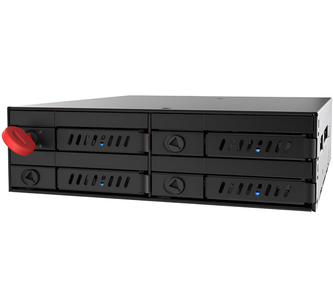 Chieftec Бекплейн Chieftec 1x5.25"/4x2.5" Hot-Swap Metal (CMR-425)