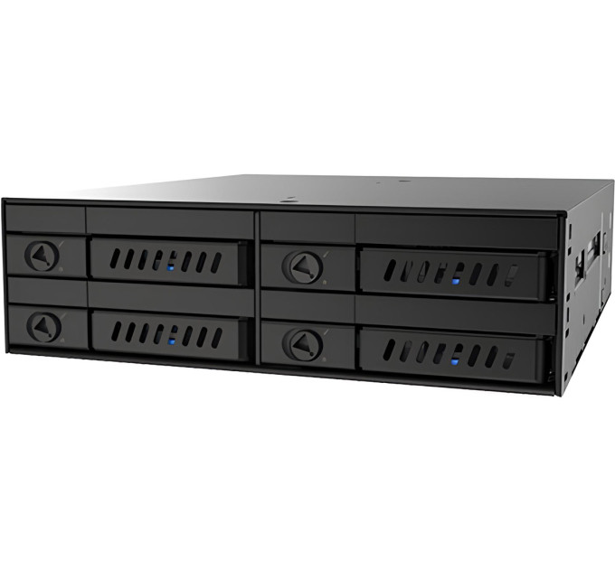 Chieftec Бекплейн Chieftec 1x5.25"/4x2.5" Hot-Swap Metal (CMR-425)
