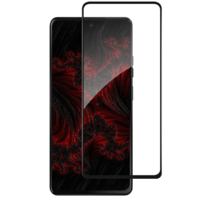 Intaleo Скло захисне Intaleo Full Glue Moto G75 Black (1283126607400)