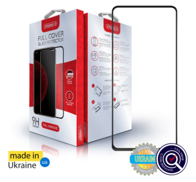 Intaleo Скло захисне Intaleo Full Glue Moto G75 Black (1283126607400)