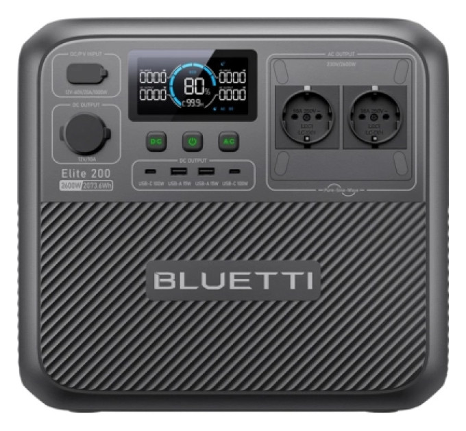 BLUETTI Зарядна станція BLUETTI Elite 200 V2, 2700W 2073Wh (EL200V2)