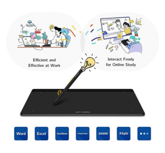 XP-Pen Графічний планшет XP-Pen Deco Fun Black (Deco Fun XS_BK)