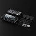 Клавіатура механічна GravaStar Mercury K1 80keys, GravaStar x Kailh Cheery Pink, EN, BT/WL/USB, Stealth Black