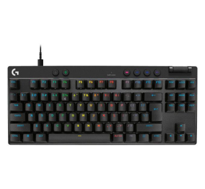 Logitech Клавіатура Logitech G PRO X TKL Rapid Linear USB UA Black (920-013233)
