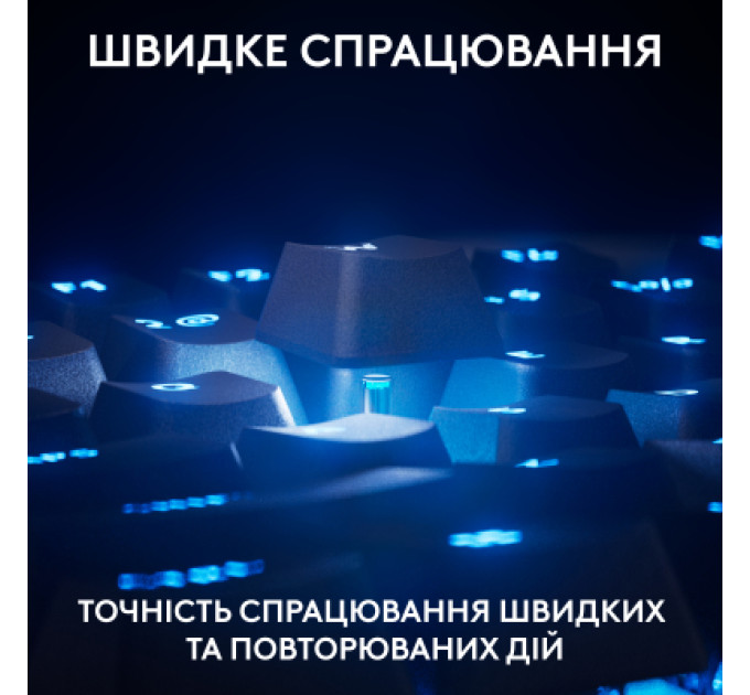 Logitech Клавіатура Logitech G PRO X TKL Rapid Linear USB UA Black (920-013233)