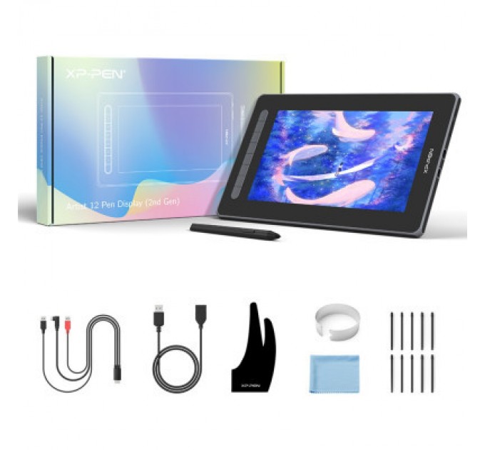 XP-Pen Планшет-монітор XP-Pen Artist 12 Pen Display (2nd Generation) Pink (JPCD120FH_PK)