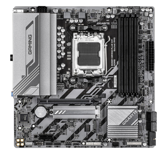 GIGABYTE Материнська плата AMD B650 SAM5 MATX B650M GAMING PLUS WF GIGABYTE