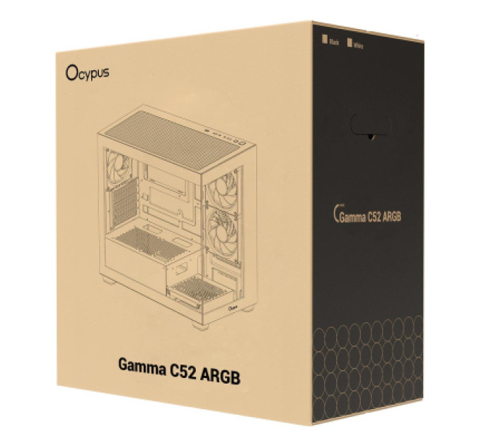 OCYPUS Корпус OCYPUS GAMMA C52 BK ARGB (GAMMA-C52-BKD300XX-GL)