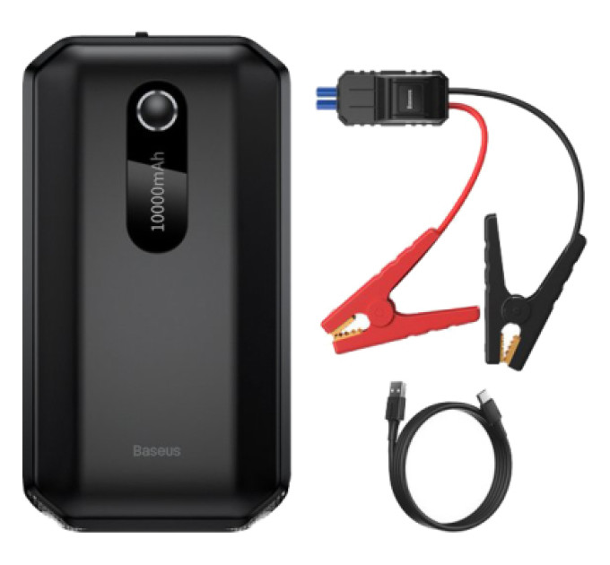 Baseus Пуско зарядний пристрій Baseus 10000mAh Super Energy AirCar Jump Starter Black (CGNL020101)