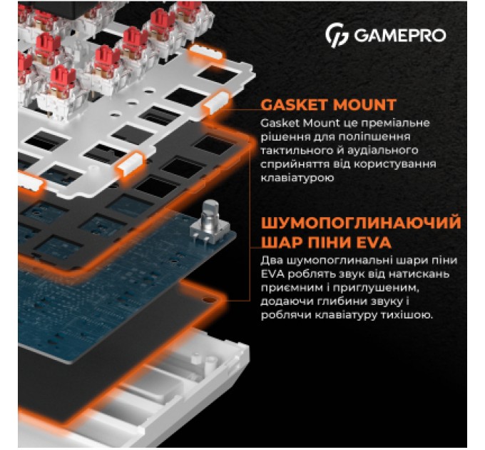 Pixus Навушники Pixus Storm Silver-Black (4897058531329)