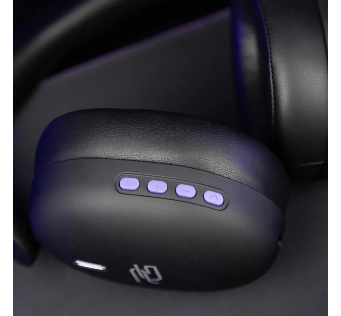 Bluetooth-гарнітура Proove Gaming Zephyr (APP) Black/Purple (WHZP00022001)