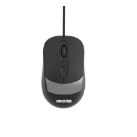 Мишка дротова Maxxter Mc-4B02-B, чорна Мишка дротова Maxxter Mc-4B02-B, чорна
