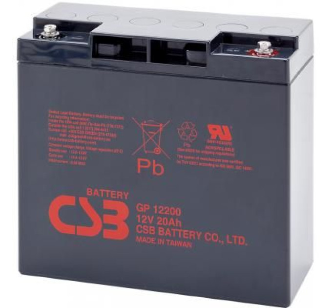 CSB Батарея до ДБЖ CSB 12В 20 Ач (GP12200)