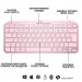 Logitech Клавіатура Logitech MX Keys Mini Wireless Illuminated UA Rose (920-010500)