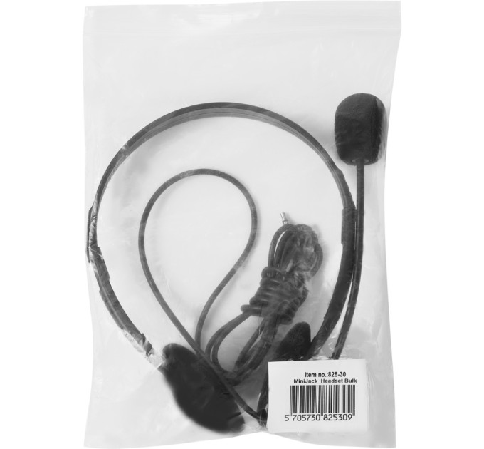 Sandberg Навушники Sandberg Headset Bulk 3,5мм+converter 2х3,5мм Black (825-30)