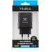 Vinga Зарядний пристрій Vinga 2xUSB-C + USB-A Display 45W (VCR45ACCDB)