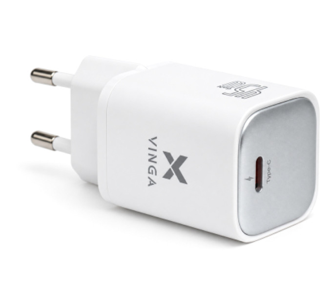 Vinga Зарядний пристрій Vinga USB-C PD PPS 45W (VCR45CB)