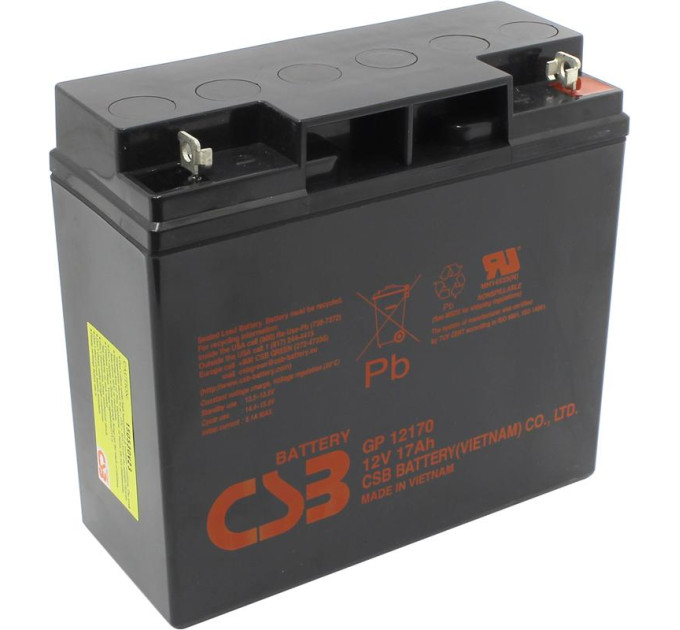 CSB Акумуляторна батарея CSB 12V 17AH (GP12170) AGM