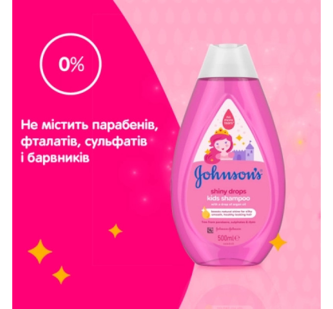 Johnson’s baby Дитячий шампунь Johnson’s baby Блискучі локони 500 мл (3574669907200)