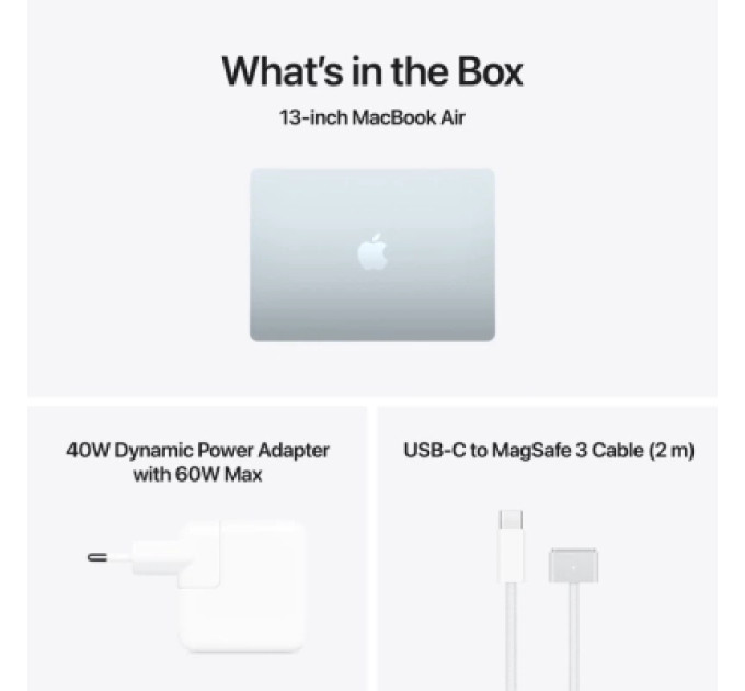 Apple Ноутбук Apple MacBook Air 13 M5 A3449 Sky Blue (MDHK4UA/A)