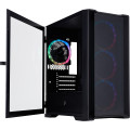 1stPlayer Корпус 1stPlayer T4-G-BK-4FS7 Black