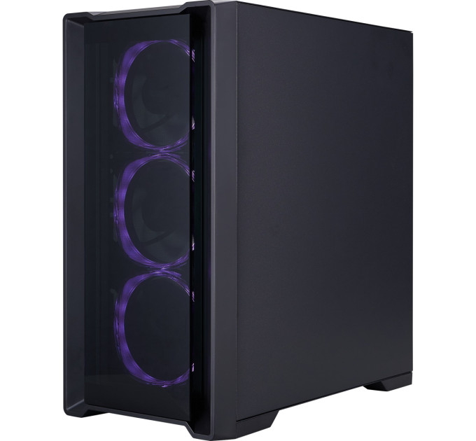 1stPlayer Корпус 1stPlayer T4-G-BK-4FS7 Black