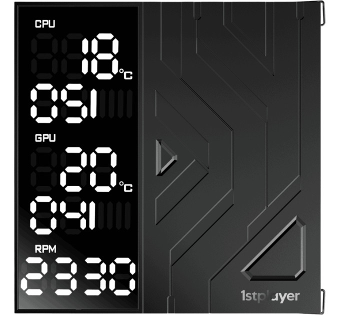 1stPlayer Кулер процесорний 1stPlayer FB12DS-7 Black