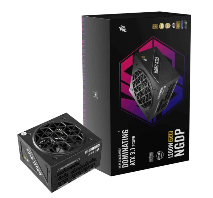 1stPlayer Блок живлення 1stPlayer HA-1200BA4 1200W (NGDP-GLD-1200-BK-EU)
