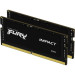Kingston Fury (ex.HyperX) Модуль пам'яті для ноутбука SoDIMM DDR5 32GB (2x16GB) 4800 MHz Kingston Fury (ex.HyperX) (KF548S38IBK2-32)