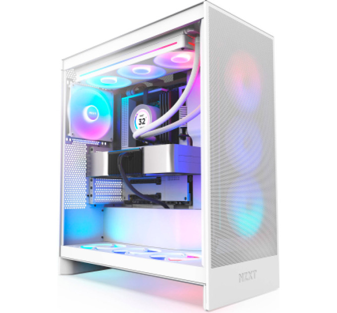 NZXT Корпус NZXT H7 Flow RGB All White (CM-H72FW-R1)