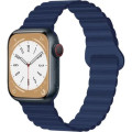 Drobak Ремінець до смарт-годинника Drobak Silicone Magnetic Link для Apple Watch All Series Ultra 2 49/45/44/42mm Midnight blue (898927)