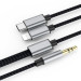 XoKo Кабель мультимедійний MH-232 AUX 3.5mm - USB Type-C - Lightning XoKo (XK-MH-232)