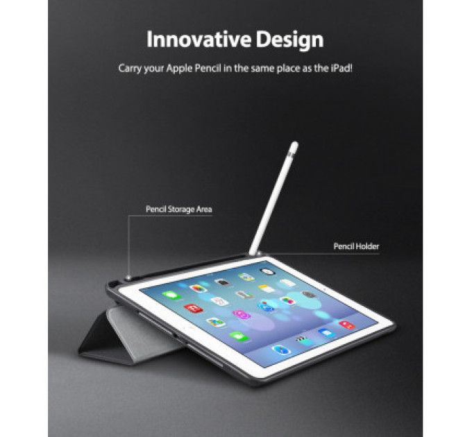 Ringke Чохол до планшета Ringke Smart Case для Apple iPad Pro 2020 12.9' BLACK (RCA4794)