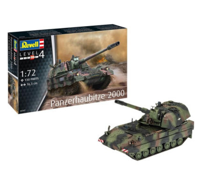 Revell Збірна модель Revell САУ Panzerhaubitze 2000 рівень 4 масштаб 1:72 (RVL-03347)