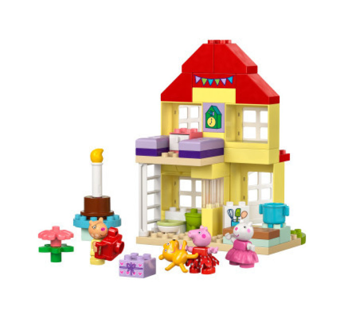 LEGO Конструктор LEGO DUPLO Peppa Pig Святковий будинок Пеппи (10433)