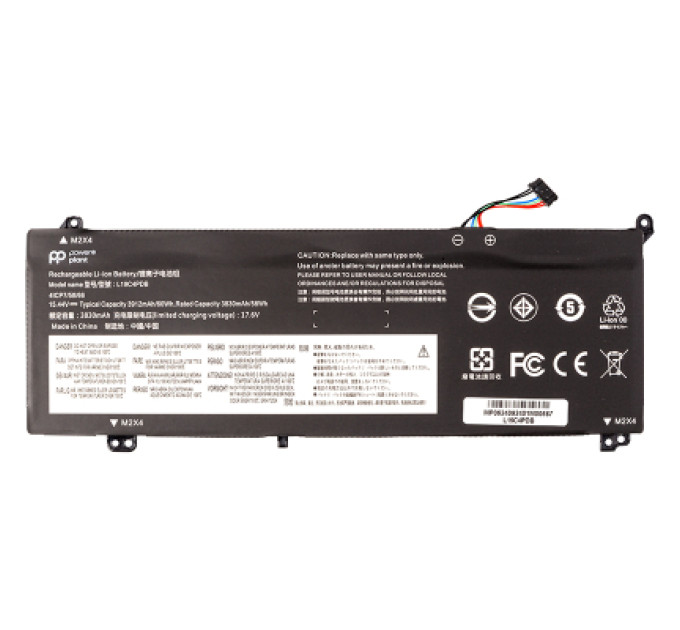PowerPlant Акумулятор до ноутбука LENOVO ThinkBook 14 G2 (L19C4PDB) 15.44V 3830mAh PowerPlant (NB482597)