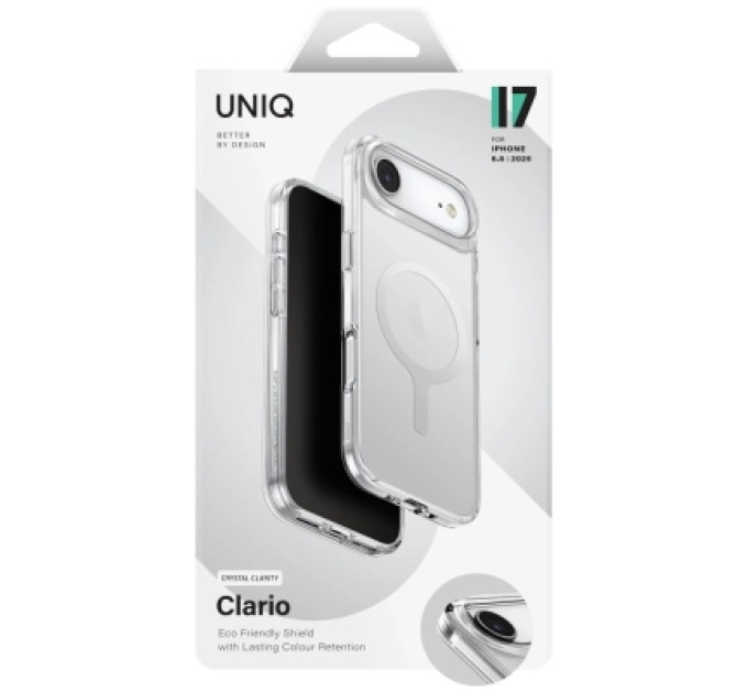 Uniq Чохол до мобільного телефона Uniq Clario iPhone Air Magclick Charging Transparent (8886463694756)