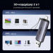 Ugreen Зчитувач флеш-карт Ugreen USB-C + USB to TF/SD 3.0 CM185 gray (50706)