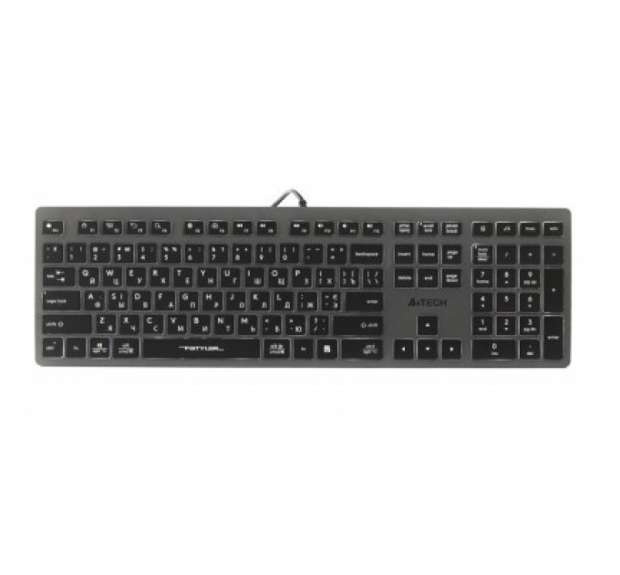 A4Tech Клавіатура A4Tech FX60 USB Grey White backlit