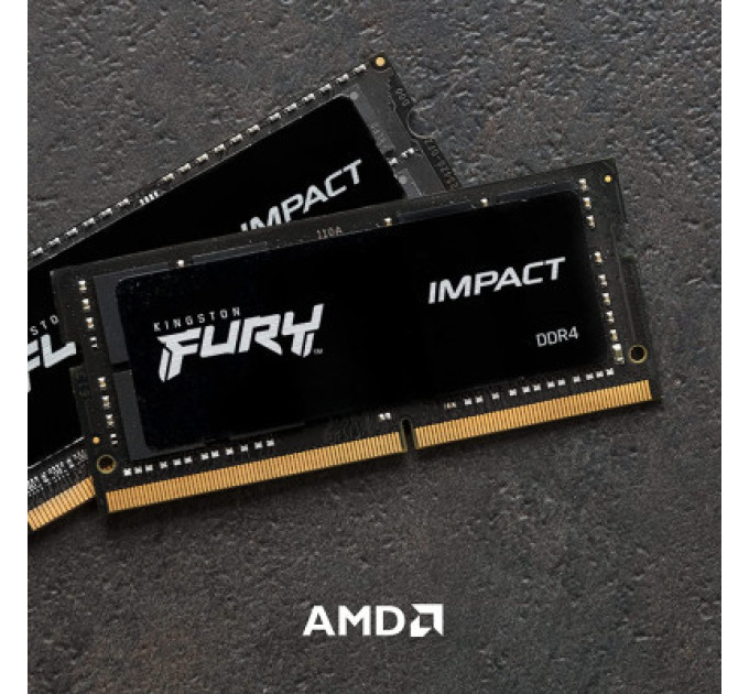 Модуль пам'яті для ноутбука SoDIMM DDR4 16GB 3200 MHz Impact Kingston Fury (ex.HyperX) (KF432S20IB/16)