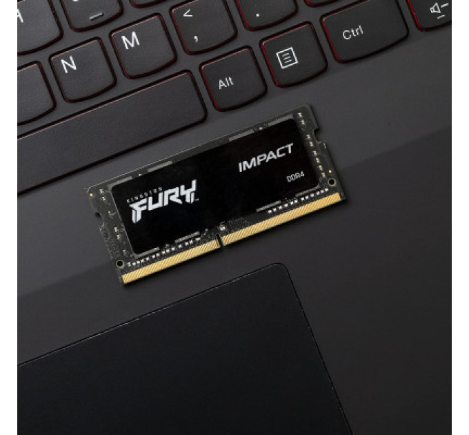 Модуль пам'яті для ноутбука SoDIMM DDR4 16GB 3200 MHz Impact Kingston Fury (ex.HyperX) (KF432S20IB/16)