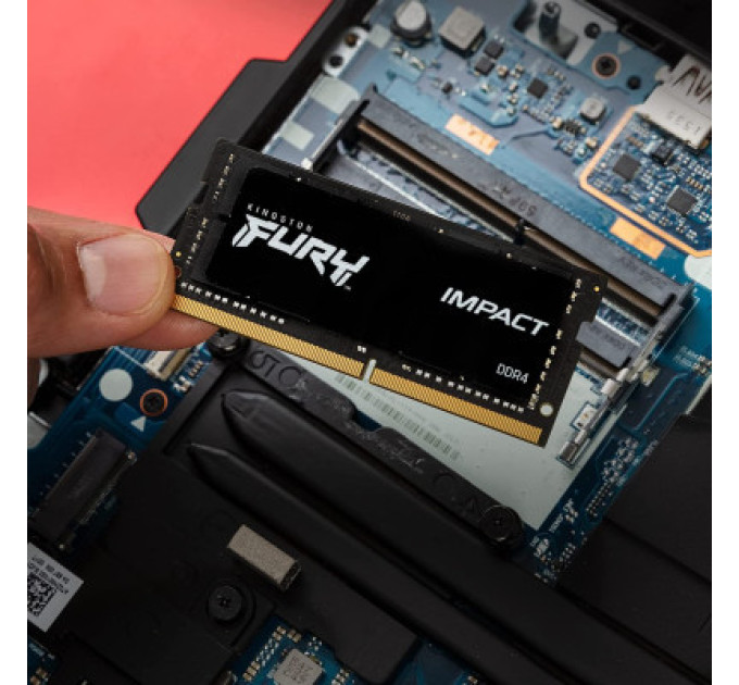 Модуль пам'яті для ноутбука SoDIMM DDR4 16GB 3200 MHz Impact Kingston Fury (ex.HyperX) (KF432S20IB/16)