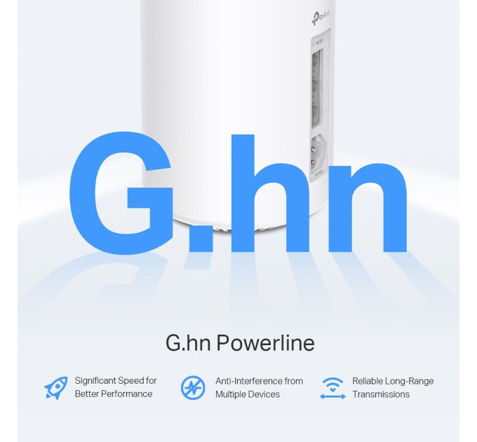 Домашня Powerline Mesh Wi-Fi система (2 шт у комплекті), Deco PX50(2-pack)