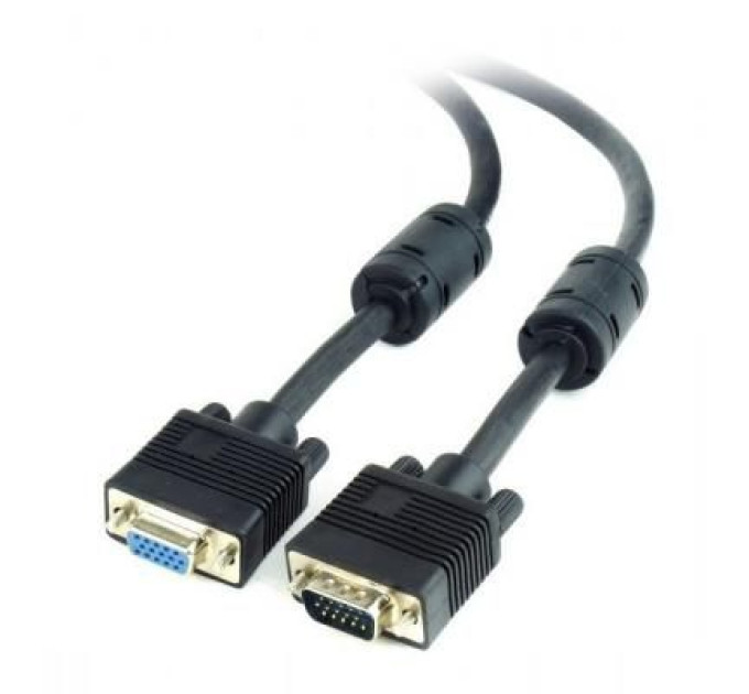 Cablexpert Кабель мультимедійний VGA M/F 3.0m Cablexpert (CC-PPVGAX-10B)