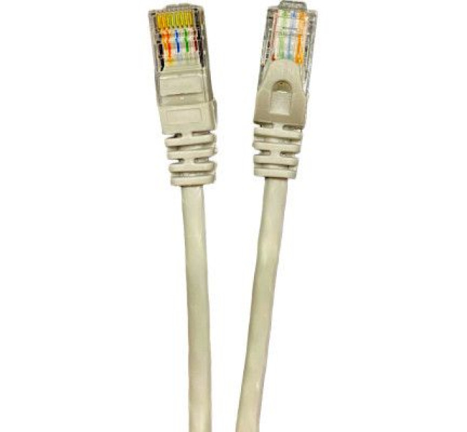 GEAR Патч-корд 0.25м UTP cat.6, CCA,24AWG, gray GEAR (GPC-UTPC6CCARJ45-0.25G)