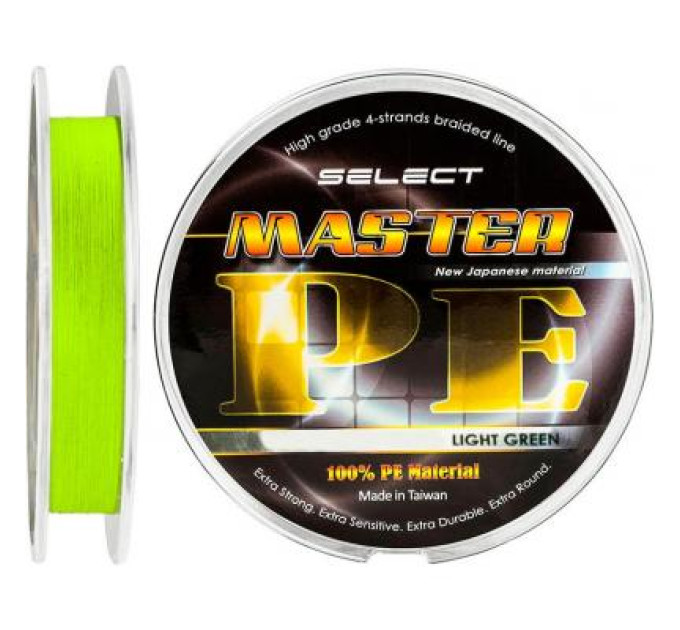 Select Шнур Select Master PE 150m салатовый 0.12мм 15кг (1870.01.52)