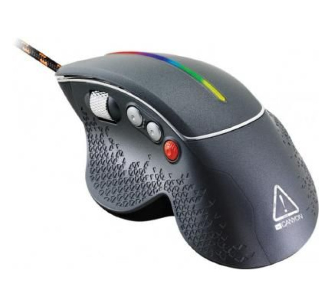 Canyon Мишка Canyon Apstar USB Black (CND-SGM12RGB)